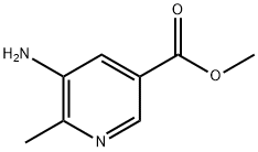 methyl 5-amino-6-methylpyridine-3-carboxylate Struktur