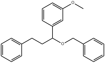 1-(1-(Benzyloxy)-3-phenylpropyl)-3-methoxybenzene Struktur