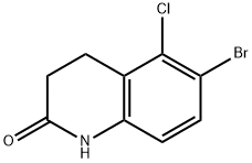 6-bromo-5-chloro-3,4-dihydroquinolin-2(1H)-one Struktur