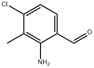 Benzaldehyde, 2-amino-4-chloro-3-methyl- Struktur