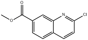 Methyl 2-chloroquinoline-7-carboxylate Struktur