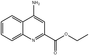 ethyl 4-aminoquinoline-2-carboxylate Struktur