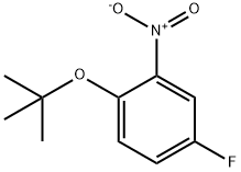 1-(tert-butoxy)-4-fluoro-2-nitrobenzene Struktur