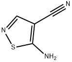 5-aminoisothiazole-4-carbonitrile Struktur