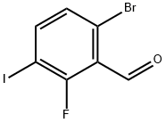 6-Bromo-2-fluoro-3-iodobenzaldehyde Struktur