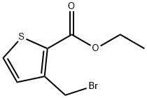 ethyl 3-(bromomethyl)thiophene-2-carboxylate Struktur