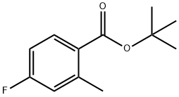 4-Fluoro-2-methyl-benzoic acid tert-butyl ester Struktur