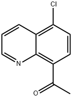 8-Acetyl-5-chloroquinoline Struktur