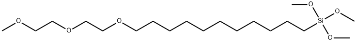 3,3-dimethoxy-2,15,18,21-Tetraoxa-3-siladocosane Struktur