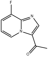 1-(8-Fluoro-imidazo[1,2-a]pyridin-3-yl)-ethanone Struktur