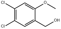 4,5-dichloro-2-methoxybenzenemethanol Struktur