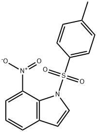 7-nitro-1-tosyl-1H-indole Struktur