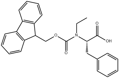 N-Fmoc-N-ethyl-L-phenylalanine Struktur