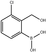 3-Chloro-2-hydroxymethylphenylboronic acid Struktur