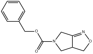 benzyl3a,4-dihydro-3H-pyrrolo[3,4-c]isoxazole-5(6H)-carboxylate Struktur