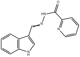 (E)-N'-((1H-indol-3-yl)methylene)picolinohydrazide Struktur