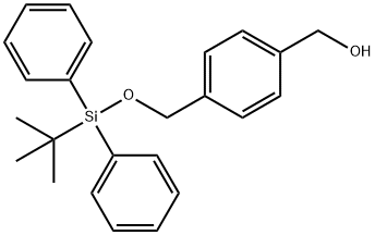 (4-(((Tert-Butyldiphenylsilyl)Oxy)Methyl)Phenyl)Methanol Struktur