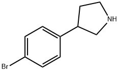 3-(4-BROMOPHENYL)PYRROLIDINE Struktur