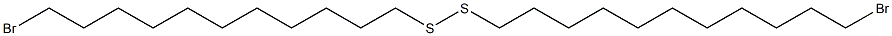 Bis(11-bromoundecyl) disulfide Struktur