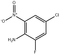 Benzenamine, 4- chloro- 2- fluoro- 6- nitro- Struktur