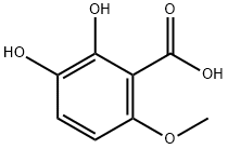 2,3-Dihydroxy-6-methoxybenzoic acid Struktur