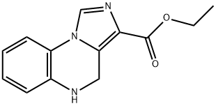 Ethyl 4,5-dihydroimidazo[1,5-a]quinoxaline-3-carboxylate Struktur