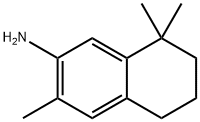 3,8,8-Trimethyl-5,6,7,8-tetrahydronaphthalen-2-amine Struktur