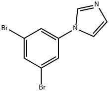 1-(3,5-dibromophenyl)-1H-Imidazole Struktur