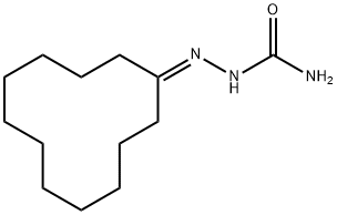 CYCLODODECANONE SEMICARBAZONE Struktur