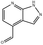 1H-Pyrazolo[3,4-b]pyridine-4-carbaldehyde Struktur