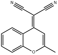 2-(2-METHYL-4H-CHROMEN-4-YLIDENE)MALONONITRILE聽, 15058-15-8, 結(jié)構(gòu)式