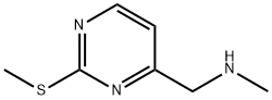 N-Methyl-1-(2-(methylthio)pyrimidin-4-yl)methanamine Struktur