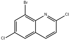 8-bromo-2,6-dichloroquinoline Struktur