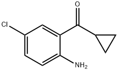 (2-Amino-5-chlorophenyl)(cyclopropyl)methanone Struktur