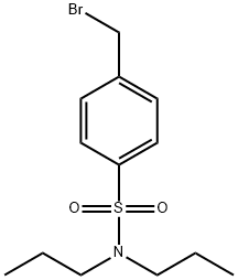 4-(bromomethyl)-N,N-dipropylbenzenesulfonamide Struktur