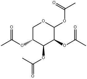 1,2,3,4-Tetra-O-acetyl-D-lyxose Struktur