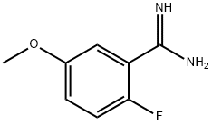 2-Fluoro-5-methoxy-benzamidine Struktur