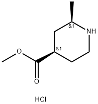 CIS-2-METHYLPIPERIDINE-4-CARBOXYLIC ACID METHYL ESTER HCL Struktur