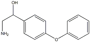 2-amino-1-(4-phenoxyphenyl)ethanol, 153285-74-6, 結構式