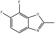 6,7-Difluoro-2-methylbenzoxazole Struktur