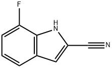 7-Fluoro-1H-indole-2-carbonitrile Structure