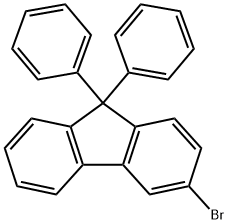 3-BroMo-9,9-diphenyl-9H-fluorene Struktur