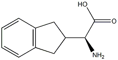 1H-Indene-2-acetic acid, a-amino-2,3-dihydro-, (S)-
 Struktur