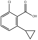 2-chloro-6-cyclopropylbenzoic acid Struktur