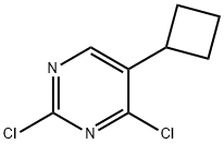 2,4-dichloro-5-cyclobutylpyrimidine Struktur