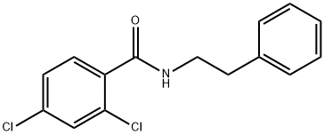 2,4-DICHLORO-N-PHENETHYLBENZAMIDE Struktur