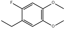 1-Ethyl-2-fluoro-4,5-dimethoxybenzene Struktur