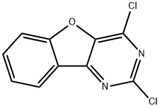 2,4-dichlorobenzofuro[3,2-d]pyrimidine Struktur