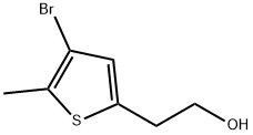 2-Thiopheneethanol, 4-bromo-5-methyl- Struktur