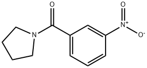 (3-nitrophenyl)(pyrrolidin-1-yl)methanone Struktur